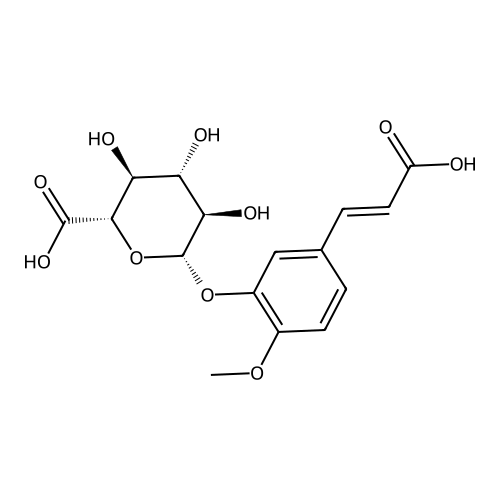 Isoferulic acid 3-O-glucuronide