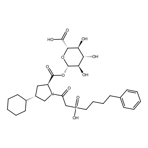 Fosinoprilat acyl-beta-D-glucuronide