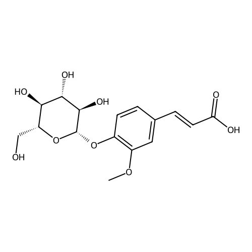 Ferulic acid 4-O-beta-glucopyranoside