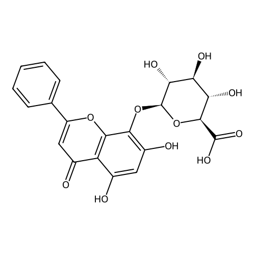 Norwogonin-8-O-glucuronide