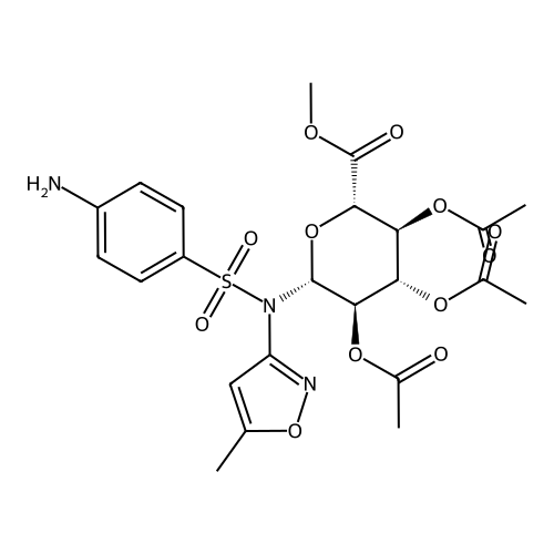 "Sulfamethoxazole 2,3,4-Tri-O-acetyl-beta-D-glucuronide Methyl Ester"