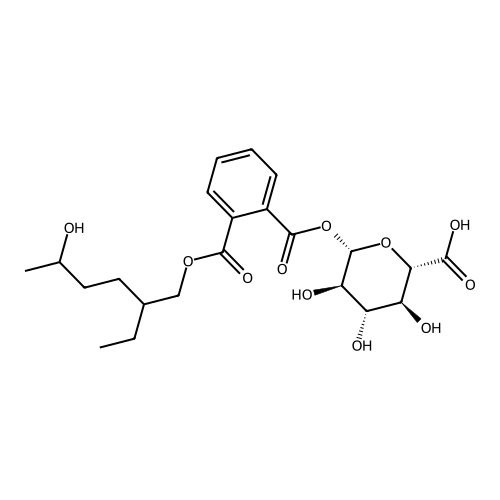 Mono(2-ethyl-5-hydroxyhexyl) Phthalate Acyl Glucuronide