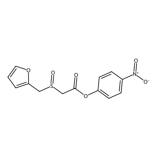 p-Nitrophenyl 2-(furfurylsulfinyl)acetate