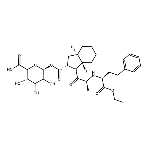 Trandolapril acyl-beta-D-glucuronide