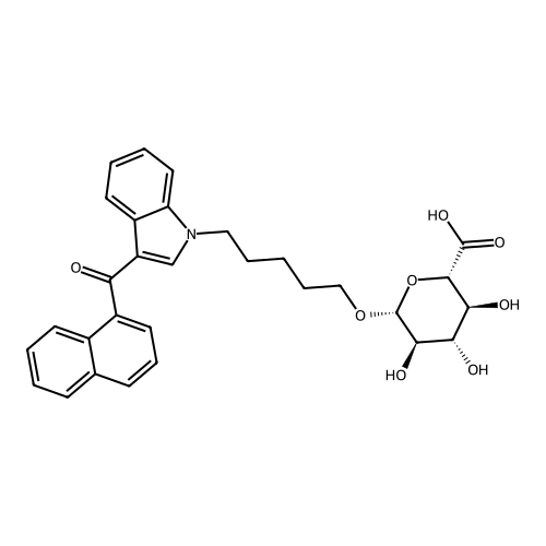 JWH 018 N-(5-hydroxypentyl) beta-D-Glucuronide