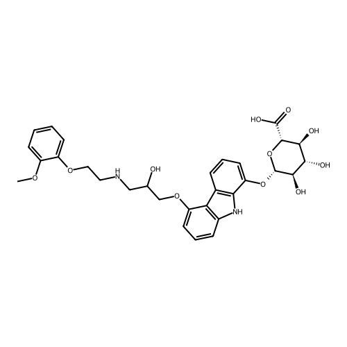 8-Hydroxy Carvedilol 8-O-beta-D-Glucuronide