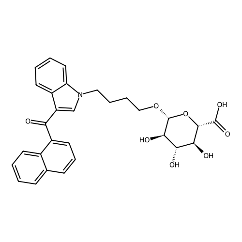 JWH 073 N-(4-hydroxybutyl) beta-D-Glucuronide