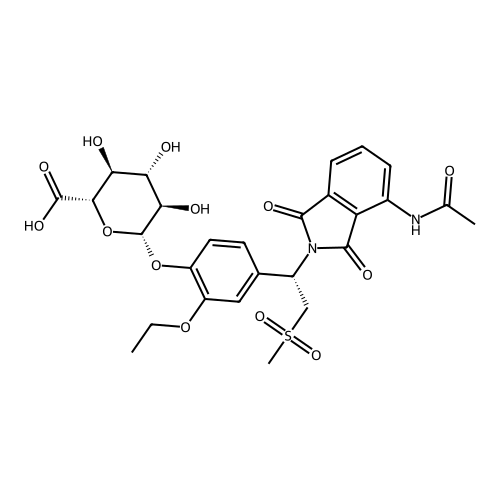 O-Desmethyl Apremilast Glucuronide