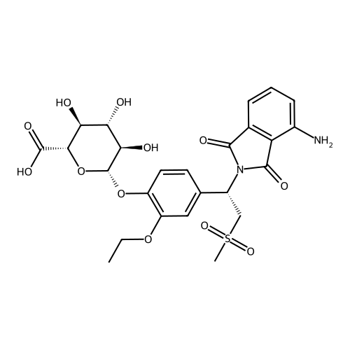 O-Demethyl-N-deacetyl apremilast-o-glucuronide