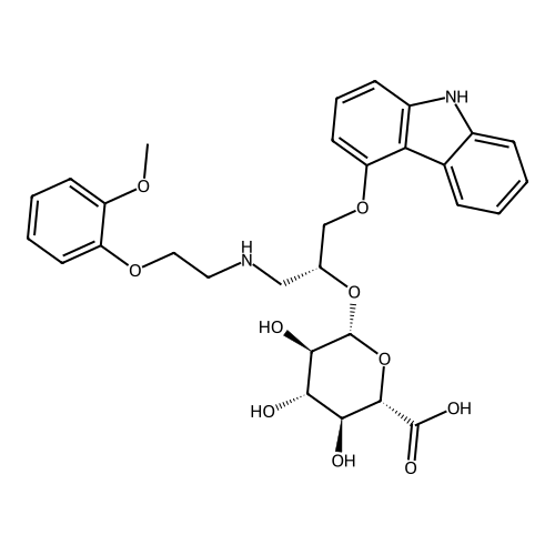 "Carvedilol glucuronide, (R)-"