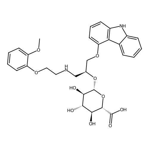 "Carvedilol glucuronide, (S)-"