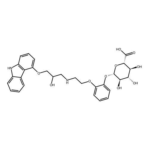 O-Desmethyl Carvedilol beta-D-Glucuronide