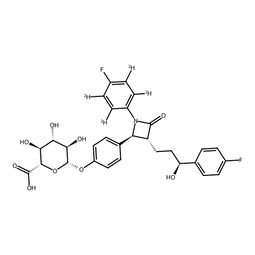 Ezetimibe phenoxy glucuronide-D4