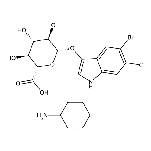 5-Bromo-6-chloro-3-indolyl-D-glucuronide cyclohexylammonium salt