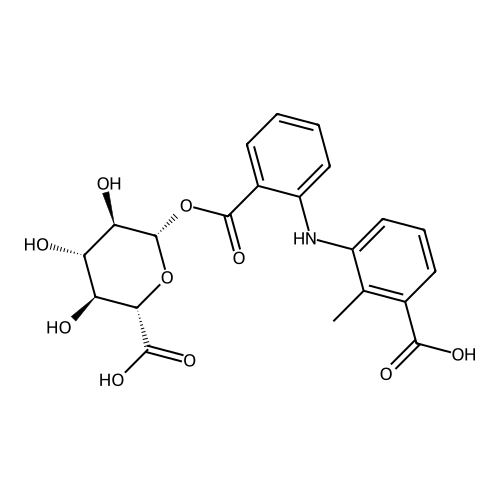 1-O-(2-(3-Carboxy-2-methylphenyl)aminobenzoyl)glucopyranuronic acid