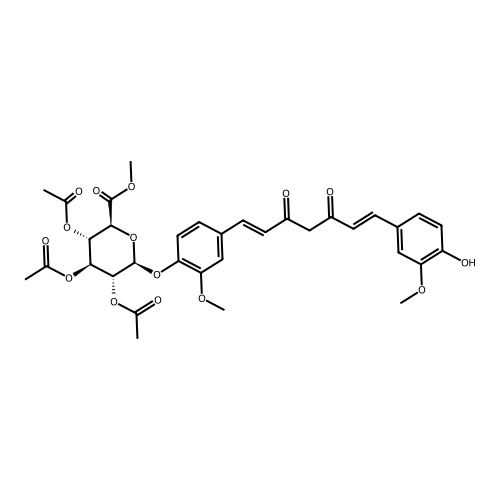 Curcumin b-D-Glucuronide Triacetate Methyl Ester
