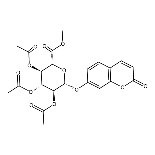"7-Hydroxy coumarin 2,3,4-tri-O-acetyl-beta-D-glucuronide methyl ester"