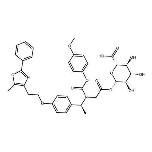 Acyl glucuronide peliglitazar