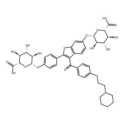 "Raloxifene 4,6 Glucuronide"