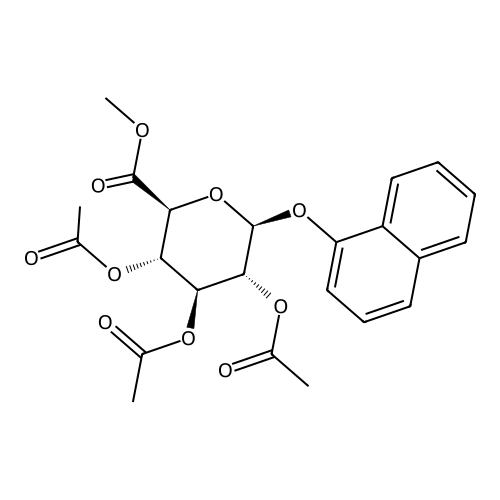 "1-Naphthol 2,3,4-Tri-O-acetyl-beta-D-glucuronide Methyl Ester"
