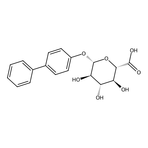 "Glucopyranosiduronic acid, 4-biphenylyl, beta-D-"