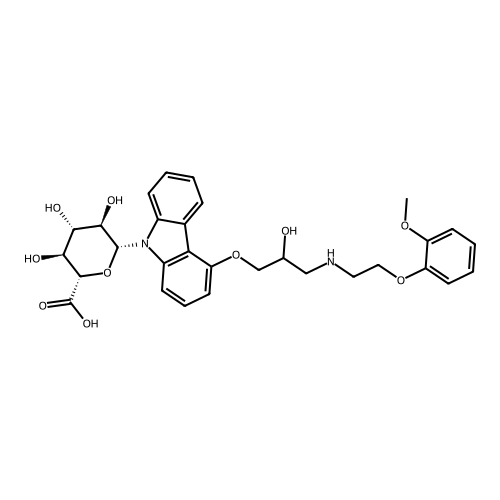 Carvedilol N-beta-D-Glucuronide