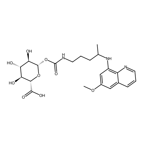 Primaquine carbamoyl-beta-D-glucuronide
