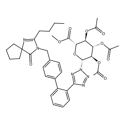 "Irbesartan N-b-D-2,3,4-Tri-O-acetyl-glucuronide Methyl Ester"