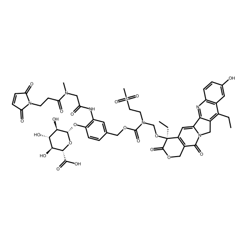 MAC glucuronide alpha-hydroxy lactone-linked SN-38