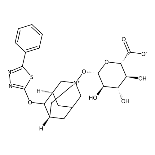 Nelonicline N-oxide glucuronide