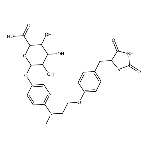 p-O-glucuronide rosiglitazone