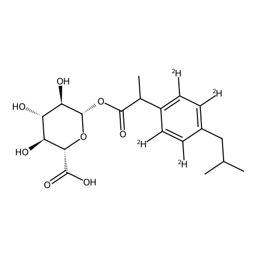 "(R,S)-Ibuprofen-d4 acyl-beta-D-glucuronide"