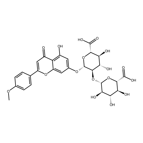 Acacetin 7-glucurono-(1a2)-glucuronide