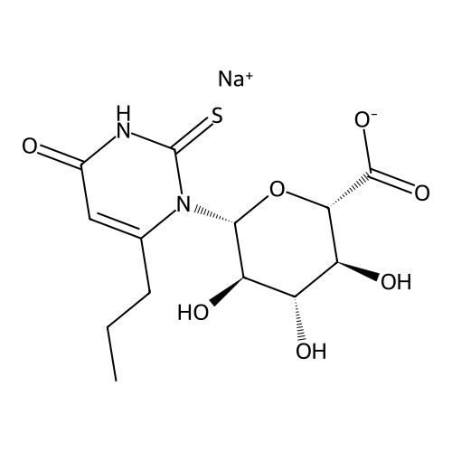 Propylthiouracil N-beta-D-glucuronide sodium salt
