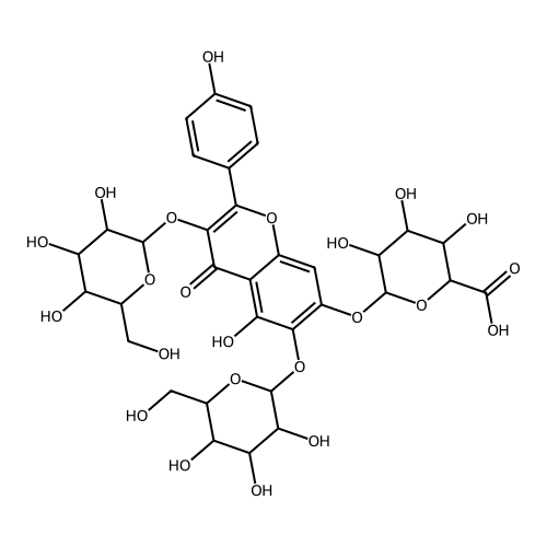 "6-Hydroxyl kaempherol-3,6-O-diglucosyl-7-O-Glucuronic acid"