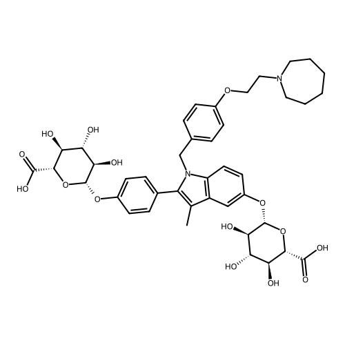 Bazedoxifene Bis-|A-D-Glucuronide