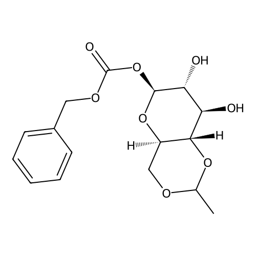 "1-O-Benzyloxycarbonyl-4-O,6-O-ethylidene-beta-D-glucopyranose"