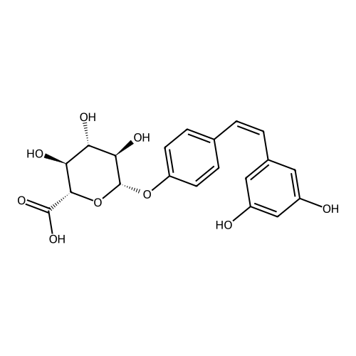 cis-Resveratrol 4'-O-glucuronide