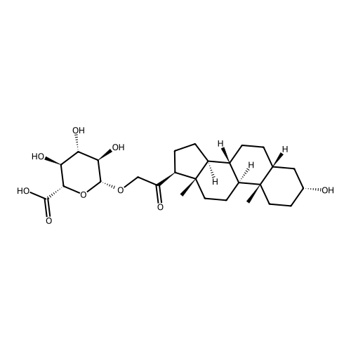 Tetrahydro 11-Deoxycorticosterone 21-beta-D-Glucuronide