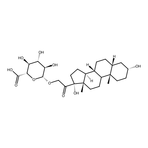 Tetrahydro-11-deoxy Cortisol 21-O-Beta-D-Glucuronide