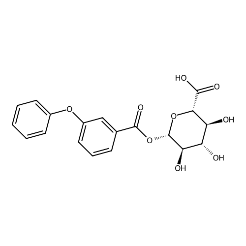 "beta-D-Glucopyranuronic acid, 1-(3-phenoxybenzoate)"