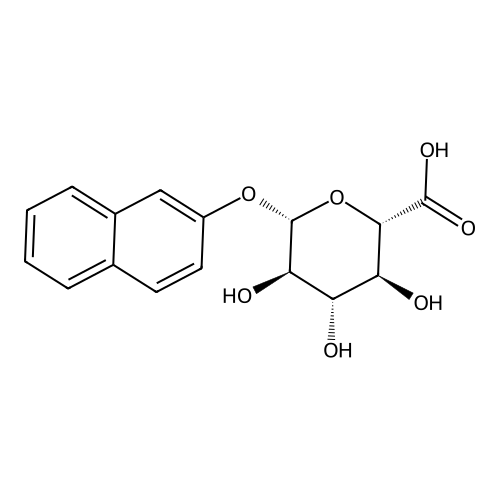 "Glucopyranosiduronic acid, 2-naphthyl, beta-D-"