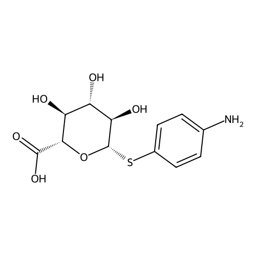 4-Aminophenyl 1-thio-beta-glucopyranosiduronic acid