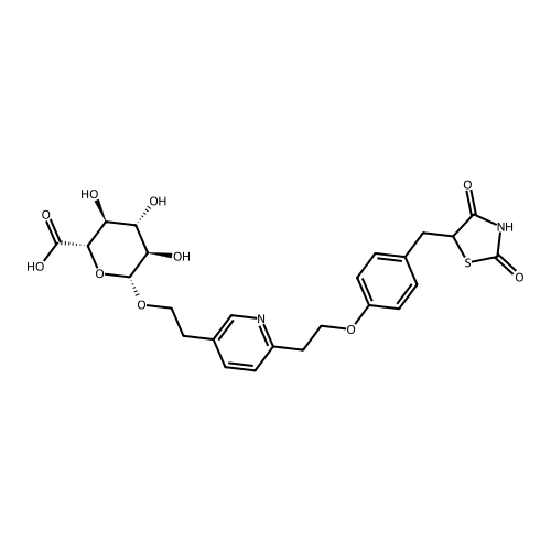 Hydroxy Pioglitazone (M-VII) beta-D-Glucuronide