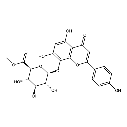 ISOSCUTELLAREIN 8-O-beta-D-GLUCURONIDE 6''-METHYL ESTER