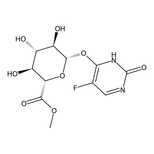 methyl 1-(5-fluoro-1H-2-oxopyrimidin-4-yl)-beta-D-glucopyranuronate