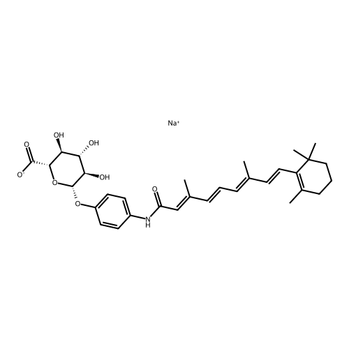 Fenretinide glucuronide monosodium salt