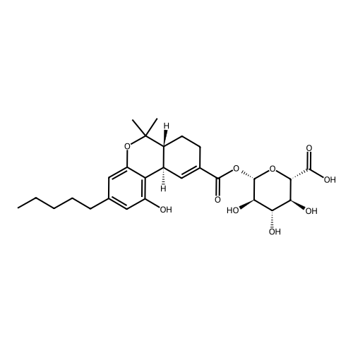 delta(9)-Tetrahydrocannabinol-11-oic acid glucuronide