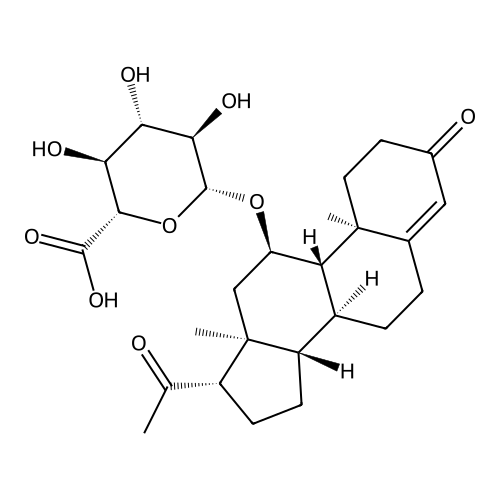 11alpha-Hydroxyprogesterone 11-glucosiduronic acid