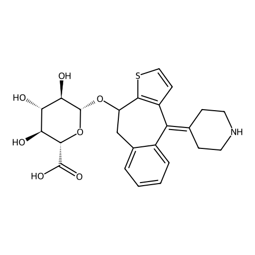 10-Hydroxy Norketotifen Glucuronide